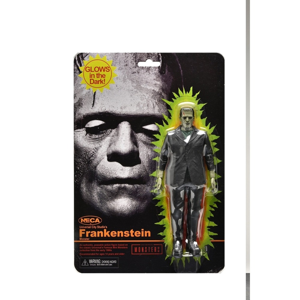 NECA - Frankenstein Universal Monsters 7.5" Glow in the Dark Retro Action Figure